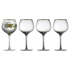 Lyngby Glas Palermo Gold Gin & Tonic Glas 4 Stck.