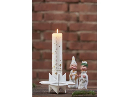 Golden Stars Kalenderkerze – Bild 3