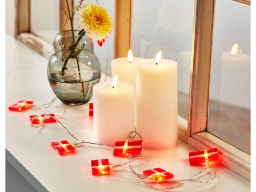 LED-kette Dänischen Flaggen – Bild 3